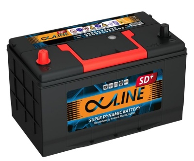 Аккумулятор ALPHALINE SD+ 100 пр. полярность (115D31R)