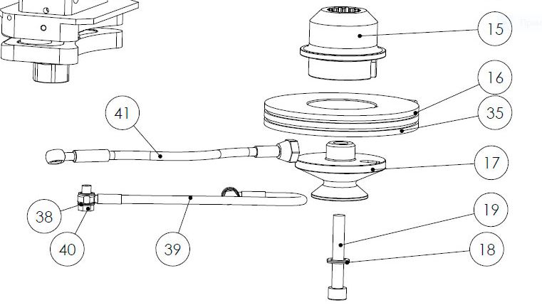 3133451 Шланг гидравлический Kesla