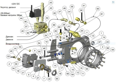 3132594 Шланг гидравлический Kesla