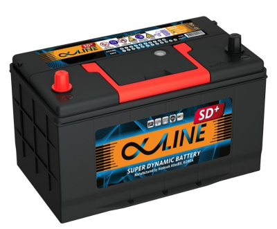 Аккумулятор ALPHALINE SD+ 100 пр. полярность (115D31R)