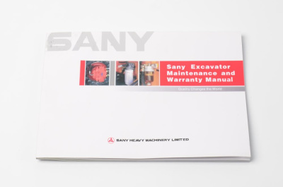 11826337 Руководство по техническому обслуживанию и ремонту экскаваторов Sany на английском языке