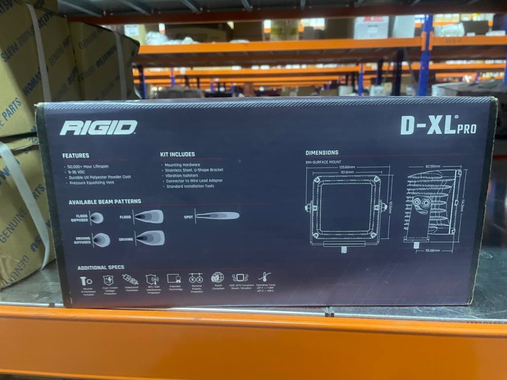 С321313-MDXL Светодиодная фара Rigid D-XL PRO (9 светодиодов). Рабочий свет 1шт. (см коммент и фото)